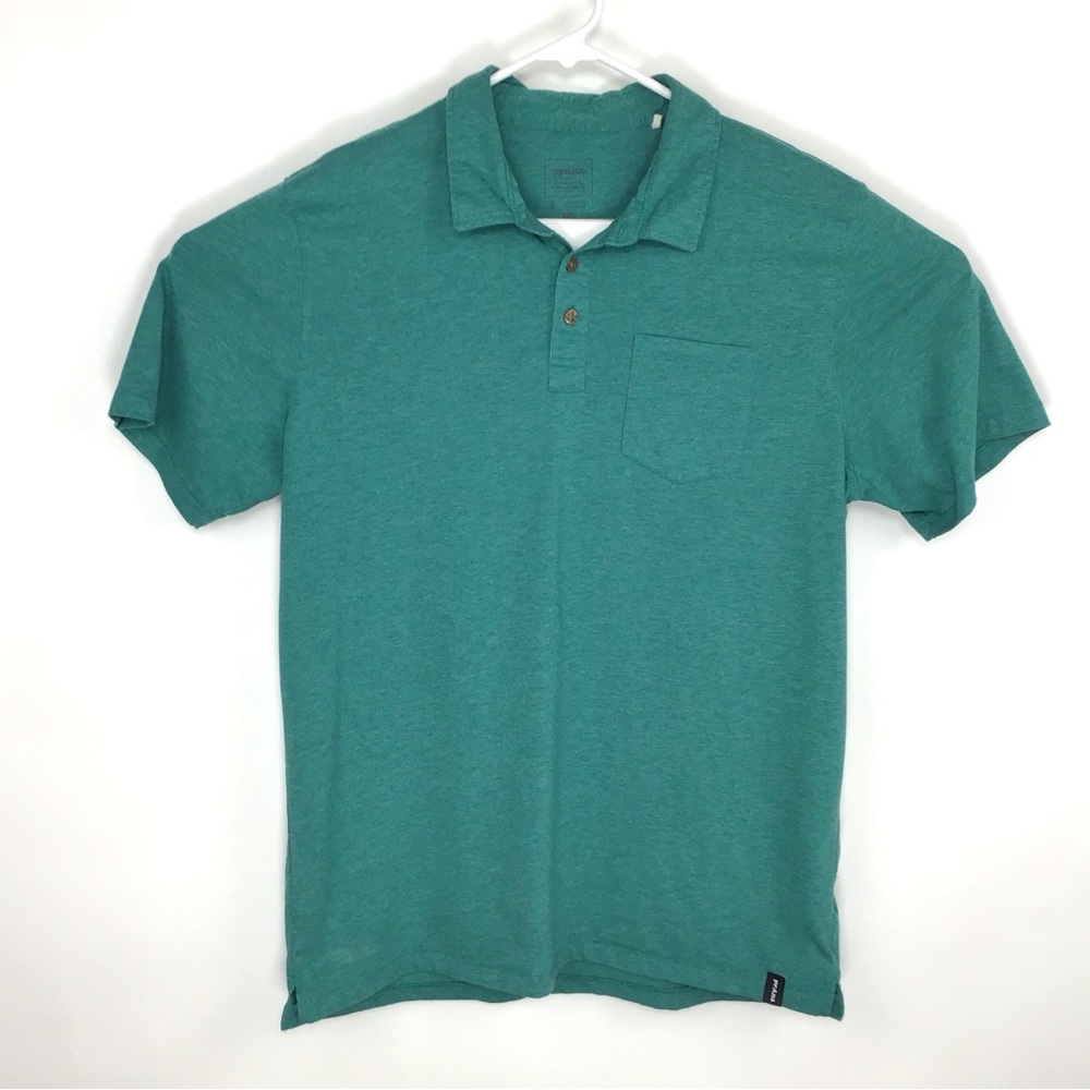 Prana men’s short sleeve polo shirt large